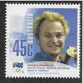 AUS 2002 45c 'WINTER OLYMPIC GOLD - BRADBURY' F...