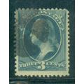 Used 184 3c George Washington Barely Clears M00552