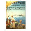 Advertising P&O and BRITISH INDIA Postcard (Rob...