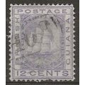 British Guiana 1876 SG131 12c Pale Violet Wmk C...
