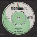 Tony Joe White - Groupy Girl 1970 7" single vin...