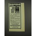 1969 Norma Smokeless Powder 203 Ad - Nine Great Ones