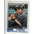1982 Topps baseball card 488 Ron Jackson- Tigers