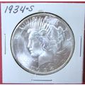 1934-D Peace Dollar. This Coin is a replica and...
