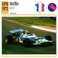 Collectors Club card. Classic Cars. Matra MS120