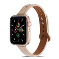 Double Rivets Leather Watchband for Apple Watch...