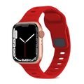 Square Buckle Stripes Silicone Watch Band, For ...