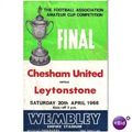 Chesham Utd v Leytonstone 20.04.68 FA Amateur C...