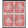 GERMANY DDR [Dienst A] MiNr 0011 I 4er ( OO/used ) [01]