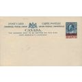 Canada #P36 Postal Card Admiral MINT