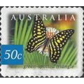 AUSTRALIA, BUTTERFLY, Green-spotted Triangle, blue 2003, 50c, #10