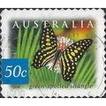 AUSTRALIA, BUTTERFLY, Green-spotted Triangle, blue 2003, 50c, #11