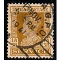 India 1941 King George VI SERVICE 1A3Ps Used St...