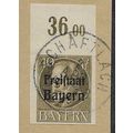 GER (BAVARIA) 1919 40pf KING LUDWIG III' (FREIS...