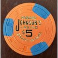 (1) $5. HOWARD JOHNSON'S CASINO CHIP - 1975 - S...