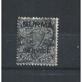 Burma.O1 3p Slate.Fine Used.Jul25d