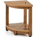 Corner Shower Bench, 16.5" Height 12.8" Radius,...