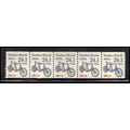 2266 24.1c Tandem Bicycle Fine MNH Dry Gum PNC ...
