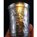 Early 1700's RUSSIAN SOLID SILVER CUP Arnholt L...