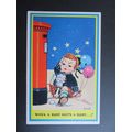 When A Body.... Artist Signed Dinah Postcard