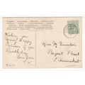 1907 Stowmarket Single Ring Postmark on Postcard