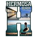 Hermosa Beach California Capital H Collage Frid...