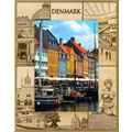 Denmark Laser Engraved Wood Picture Frame Portr...