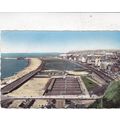 Dieppe La Plage France Postcard posted 1959 cor...