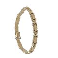 Ladies Fancy XOXOX Link 7" Ladies Bracelet Soli...