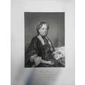 Maria Theresa - Portrait engraving - 1876 - Duy...