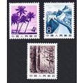 China Definitives 3 with Phosphor strips 1982 M...