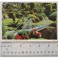 1980 postcard Suspension Bridge, Model Village,...