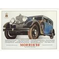 Advertising Art Postcard Morris 25 Saloon Car R...