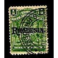 RHODESIA 1909 OPT'D RHODESIA 1/2d GREEN SG100 F...