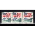 Used 2280 25c U.S. Flag Fine PNC 2/3 PA2862