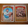 1972 Topps, 2-Nice Cards, Tug McGraw, #'s 163/164