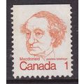 Canada 1972 J A Macdonald 1c Mint Hung SG 693 VGC
