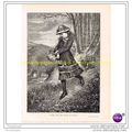 SUMMER WITH HER WEALTH OF FLOWERS, Book Illustr...