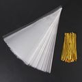 Clear Cellophane Cone Bags for Sweets Cello Can...