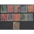 Mi: D23/D33 used German Officials Cat € 40