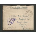 GB 1945 Field Post Office Cover With Censor And...