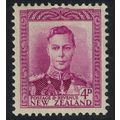 New Zealand King George VI 4d 1941 MNH SG#681
