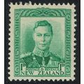 New Zealand King George VI 1d 1941 MNH SG#606