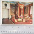 old postcard Warwick Castle, Queen Anne's Bedroom
