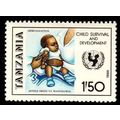 Africa Tanzania 1986 Child Survival 1'50Sh MNH ...