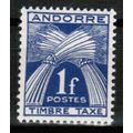 1946 Andorra - Sc# J33 Mint NH - Postage due 1f...