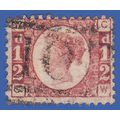 GB QV 1870 1/2d ROSE PLATE 5 CW SG49 GU
