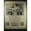 1931 Medusa Waterproofed Portland Cements Ad