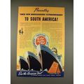 1938 American Republics Line Ad - Brazil, Uruguay
