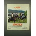 1980 Canada Tourism Ad - Riding High, St. Jovit...